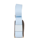 Hermes Geta Bleu Brume Verso Chevre Gold Hardware