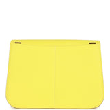 Hermes Halzan 25 Lime Clemence Palladium Hardware