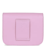 Hermes Constance Slim Wallet Mauve Sylvestre Epsom Palladium Hardware