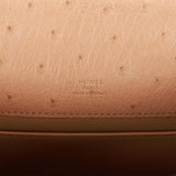 Hermes Kelly Pochette Chai Ostrich Gold Hardware
