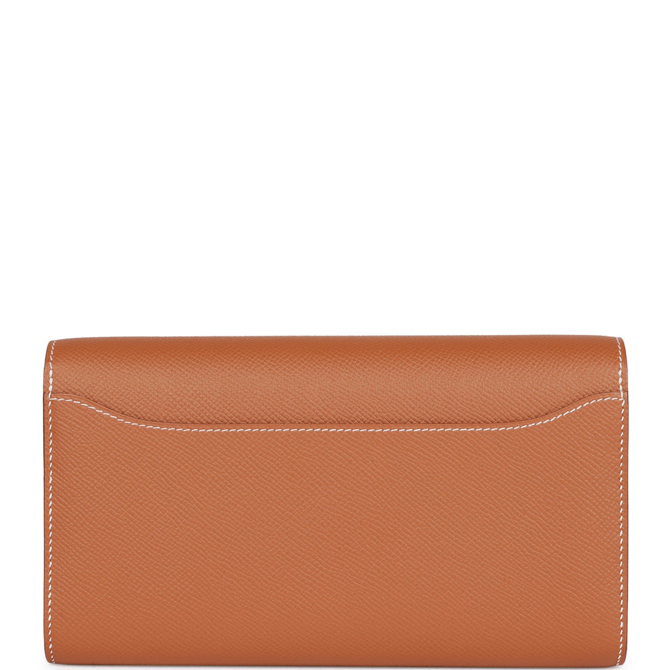 Hermes Constance Wallet To Go Gold Epsom Gold Hardware