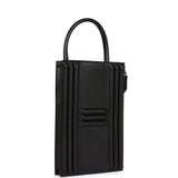 Hermes Cadena Lock Bag Black Tadelakt Palladium Hardware