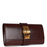 Hermes Medor 23 Clutch Rouge H Box Gold Hardware