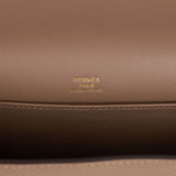 Hermes Geta Etoupe Chevre Gold Hardware