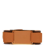 Hermes Geta Caramel Chevre Gold Hardware