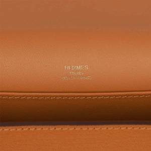 Hermes Geta Caramel Chevre Gold Hardware