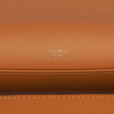 Hermes Geta Caramel Chevre Gold Hardware