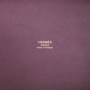 Hermes Picotin Cargo 18 Cassis Swift and Toile Canvas Gold Hardware