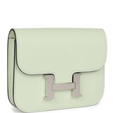 Hermes Constance Slim Wallet Vert Fizz Evercolor Palladium Hardware