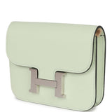 Hermes Constance Slim Wallet Vert Fizz Evercolor Palladium Hardware