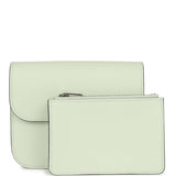 Hermes Constance Slim Wallet Vert Fizz Evercolor Palladium Hardware