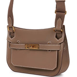 Hermes Jypsiere Mini Etoupe Swift Gold Hardware