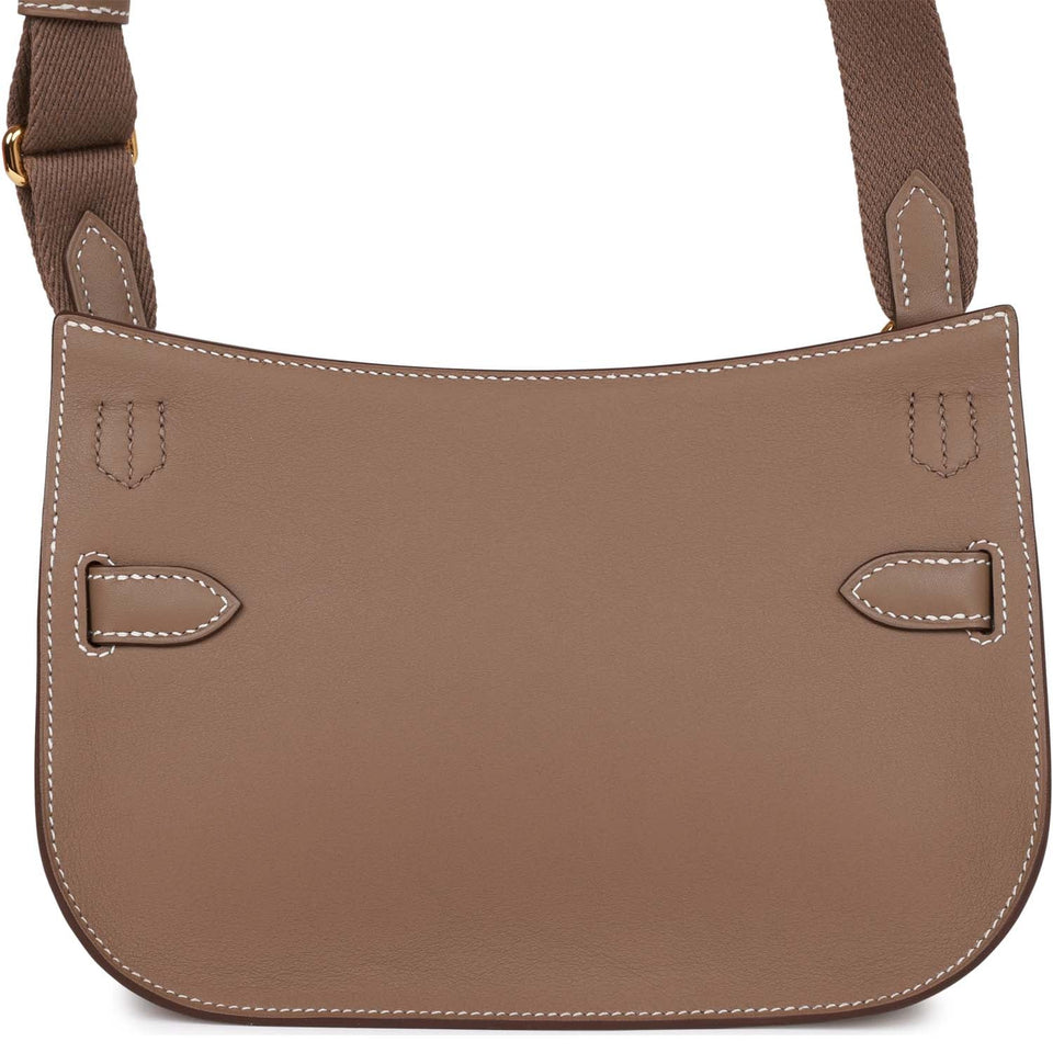 Hermes Jypsiere Mini Etoupe Swift Gold Hardware