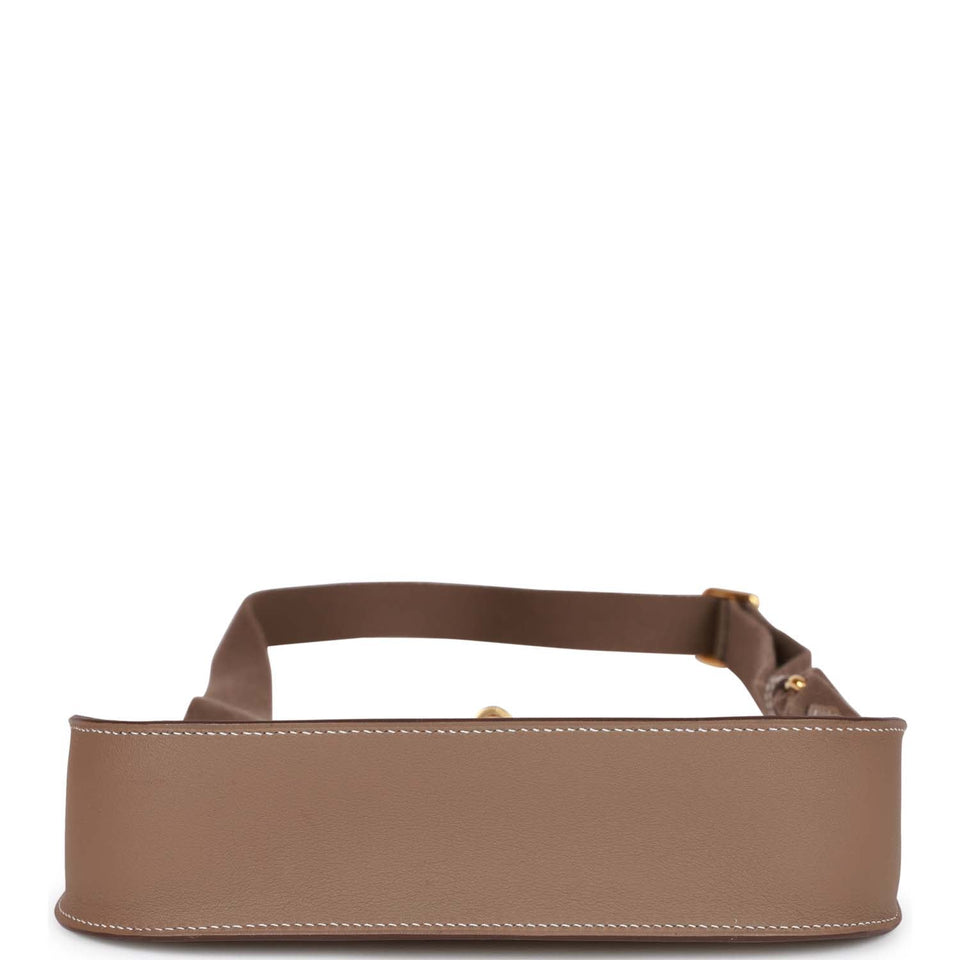 Hermes Jypsiere Mini Etoupe Swift Gold Hardware