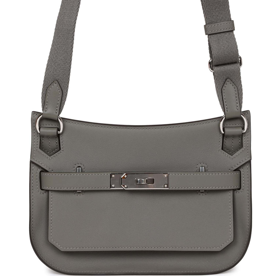 Hermes Jypsiere Mini Gris Meyer Swift Palladium Hardware