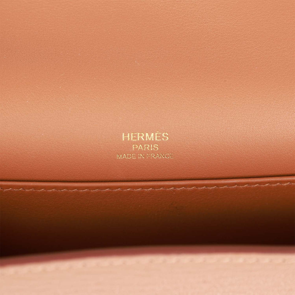 Hermes Geta Quebracho and Chai Chevre Gold Hardware