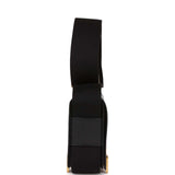 Hermes Geta Black Chevre Gold Hardware