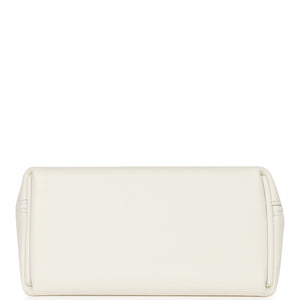 Hermes Mini 24/24 Bag White Evercolor and Swift Gold Hardware