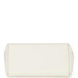 Hermes Mini 24/24 Bag White Evercolor and Swift Gold Hardware