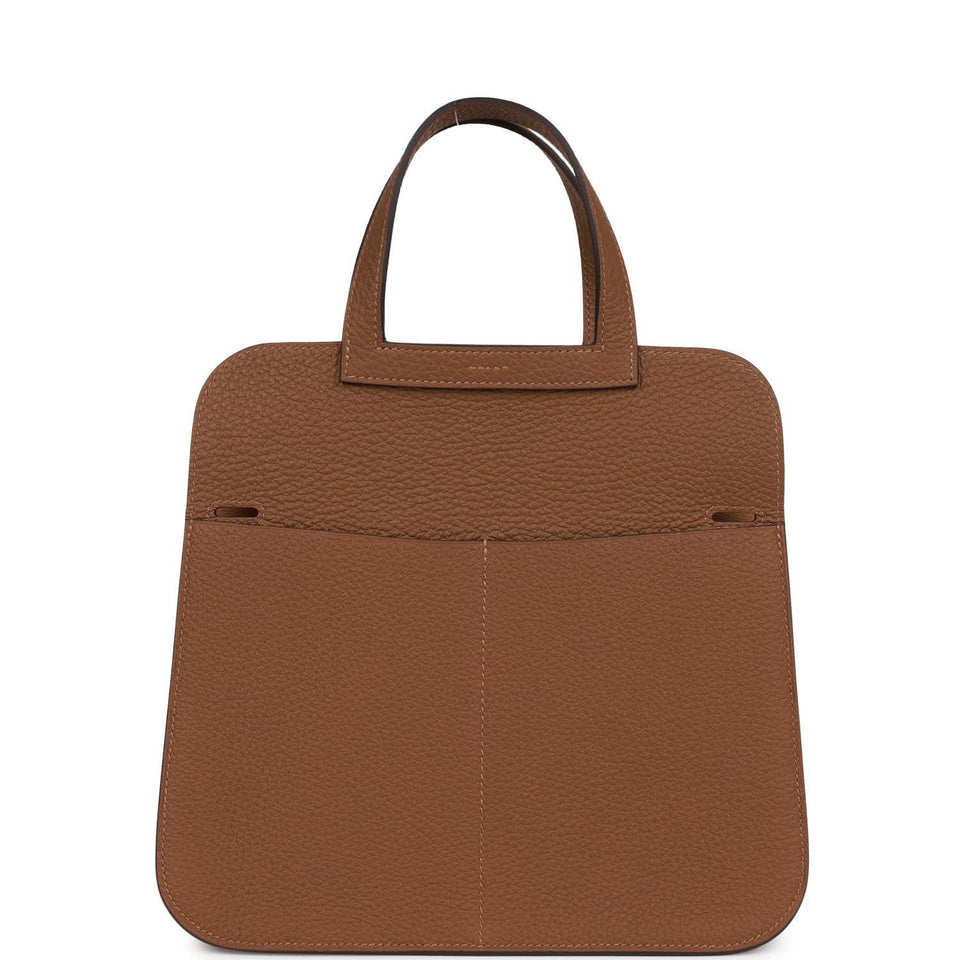 Hermes Halzan 25 Alezan and Biscuit Verso Clemence Palladium Hardware