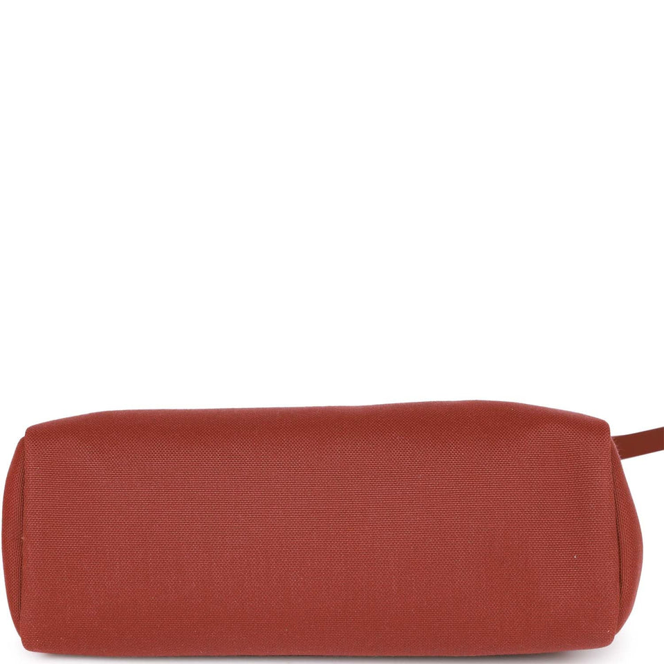 Hermes Herbag Zip PM 31 Rouge H Vache Hunter Palladium Hardware