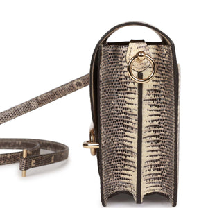 Hermes Mini Sac Roulis Ombre Lizard Salvatore Gold Hardware