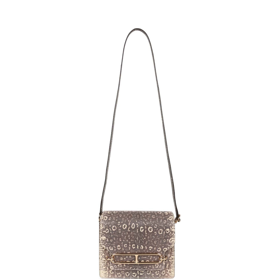 Hermes Mini Sac Roulis Ombre Lizard Salvatore Gold Hardware