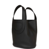 Hermes In-The-Loop 18 Black Clemence and Swift Gold Hardware