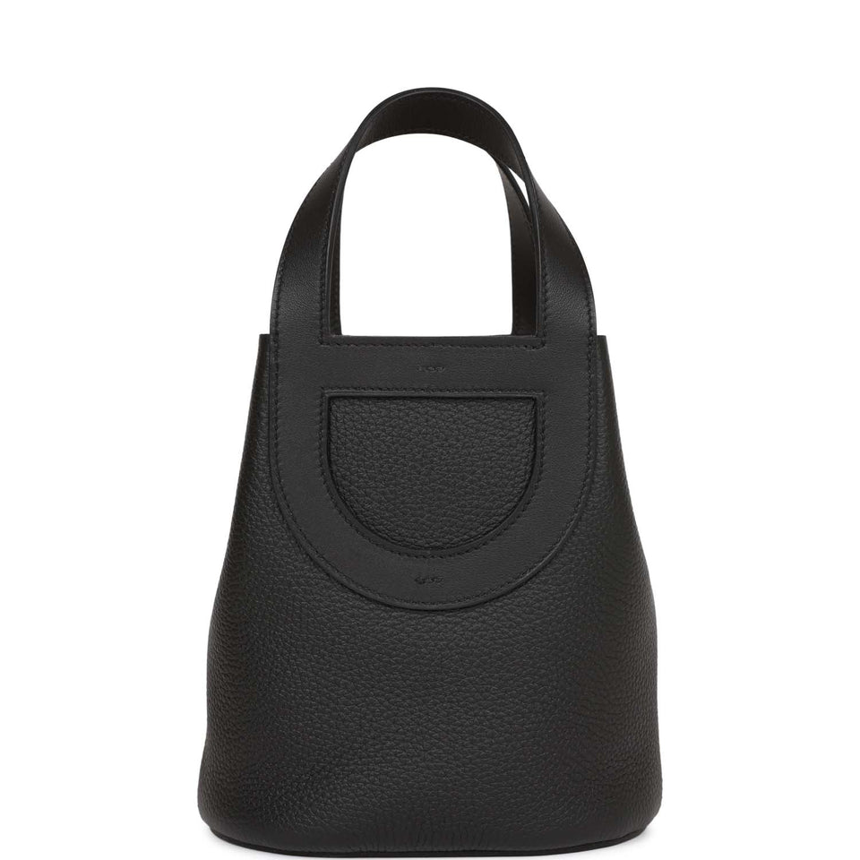 Hermes In-The-Loop 18 Black Clemence and Swift Gold Hardware