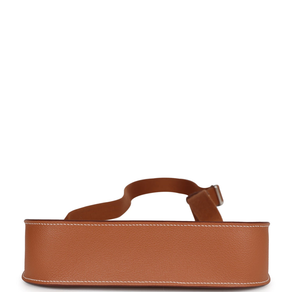 Hermes Jypsiere Mini Gold Evercolor Palladium Hardware