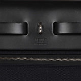 Hermes Herbag Zip PM 31 Black Toile H Berline Hunter Palladium Hardware
