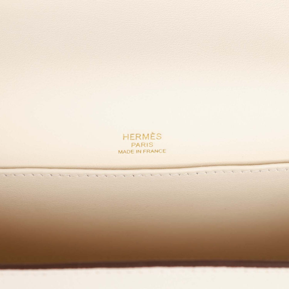 Hermes Geta Bag Nata Chevre Gold Hardware