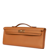 Hermes Kelly Cut Sesame Swift Gold Hardware