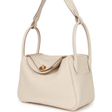 Hermes Lindy 26 Craie Clemence Gold Hardware