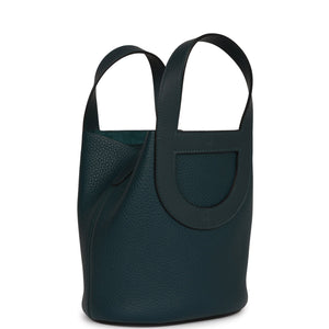 Hermes In-The-Loop 18 Vert Cypress Clemence and Swift Palladium Hardware