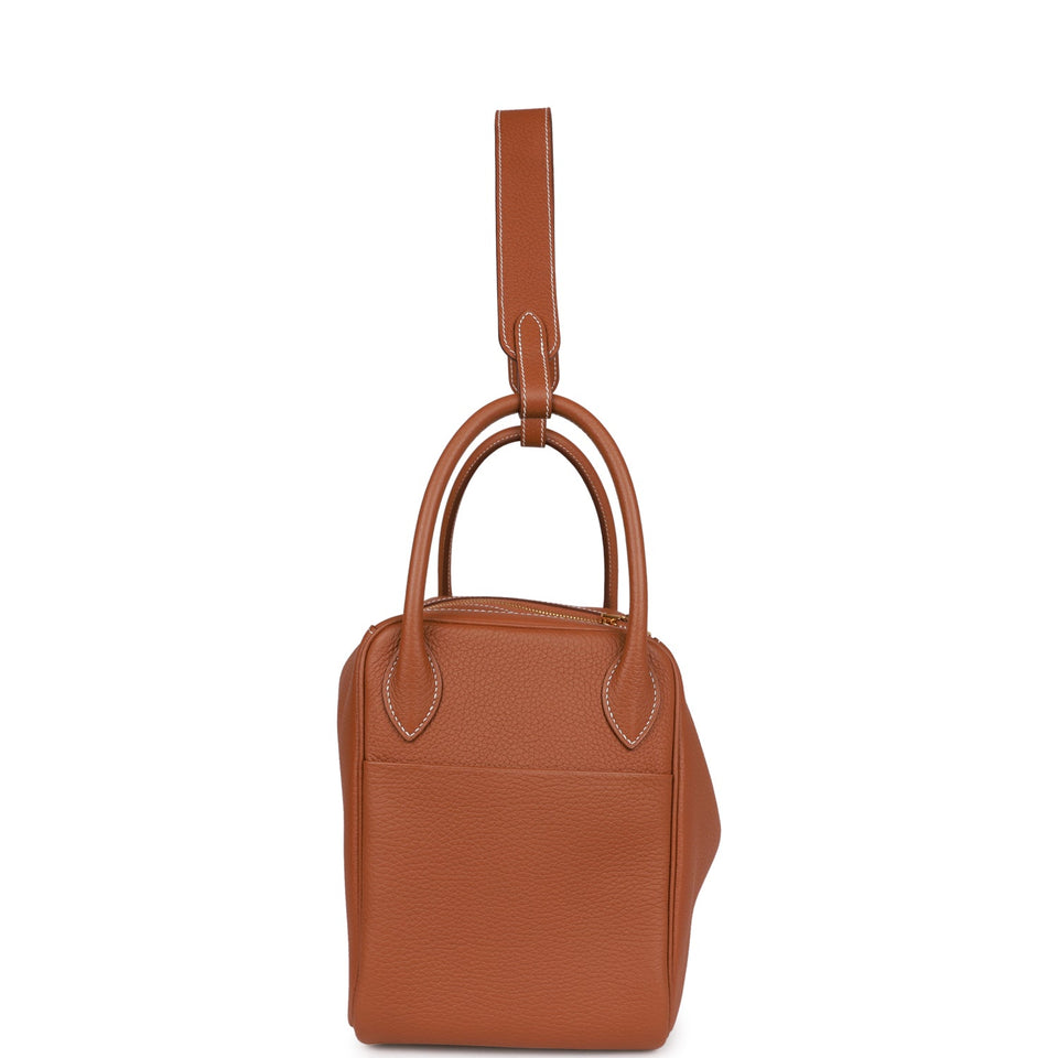 Hermes Lindy 30 Gold Clemence Gold Hardware