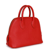 Hermes 1923 Bolide Mini Rouge de Coeur Chevre Gold Hardware