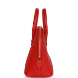 Hermes 1923 Bolide Mini Rouge de Coeur Chevre Gold Hardware