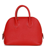 Hermes 1923 Bolide Mini Rouge de Coeur Chevre Gold Hardware