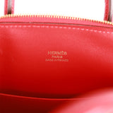 Hermes 1923 Bolide Mini Rouge de Coeur Chevre Gold Hardware