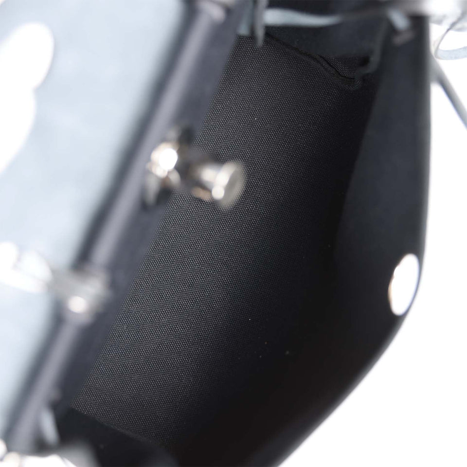 Hermes Herbag Zip PM 31 Black Toile H Berline Hunter Palladium Hardware