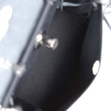 Hermes Herbag Zip PM 31 Black Toile H Berline Hunter Palladium Hardware