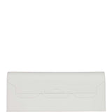 Hermes Shadow Kelly Cut New White Swift