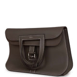 Hermes Halzan 31 Etain Clemence Palladium Hardware