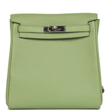 Hermes Kelly Ado Backpack Vert Criquet Evercolor Verso Palladium Hardware
