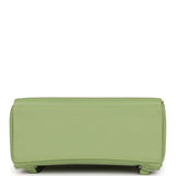 Hermes Kelly Ado Backpack Vert Criquet Evercolor Verso Palladium Hardware