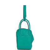 Hermes Lindy 30 Bleu Paon Swift Palladium Hardware