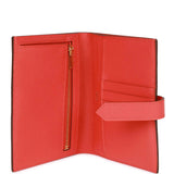 Hermes Bearn Compact Wallet Rouge de Coeur Epsom Gold Hardware