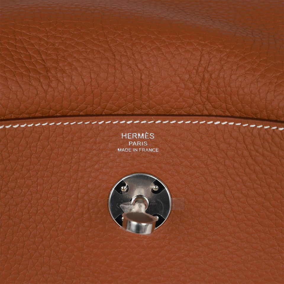 Hermes Lindy 26 Gold Clemence Palladium Hardware