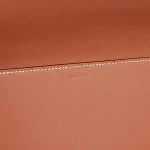 Hermes Shadow Kelly Cut Gold Swift Calfskin